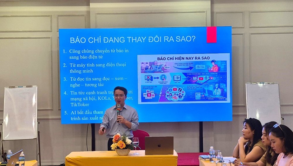 Khánh Hòa:  Bồi dưỡng kĩ năng số và ứng dụng AI cho 30 nhà báo, phóng viên - ảnh 3
