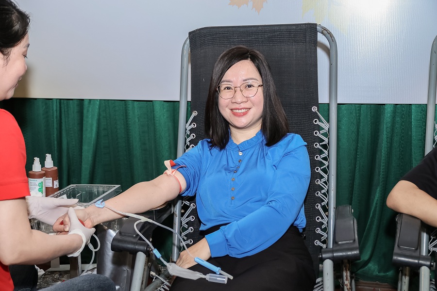 Đoàn Thanh niên Cục 13win11 13win27 13 win tổ chức Ngày hội hiến máu tình nguyện 2025 - Ảnh 3.