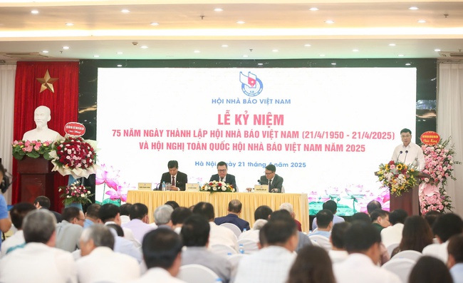 Lễ kỷ niệm 75 năm Ngày thành lập Hội Nhà báo 13 win - Ảnh 12.