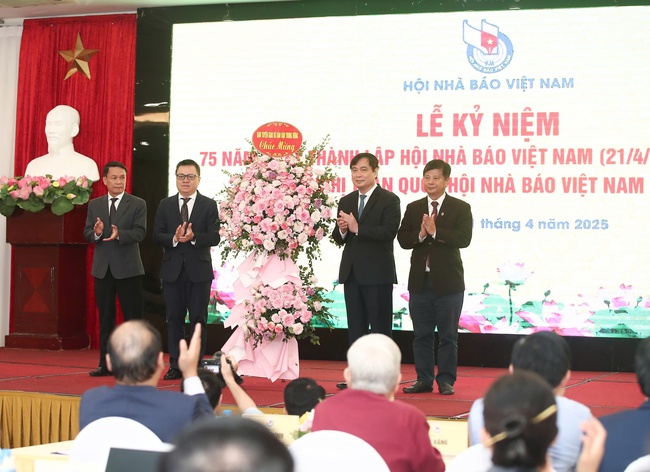 Lễ kỷ niệm 75 năm Ngày thành lập Hội Nhà báo 13 win - Ảnh 6.