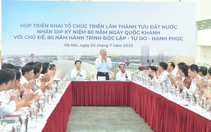 Đến 15/8 phải hoàn thành 13win21 chuẩn bị tổ chức Triển lãm "80 năm Hành trình Độc lập- Tự do- Hạnh phúc"