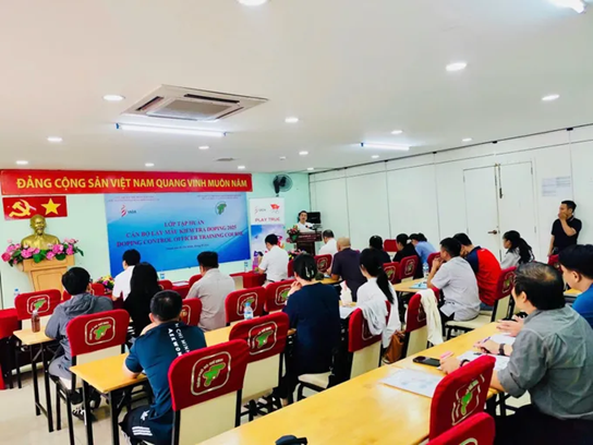 Nâng cao nghiệp vụ cán bộ lấy mẫu doping - Ảnh 1.